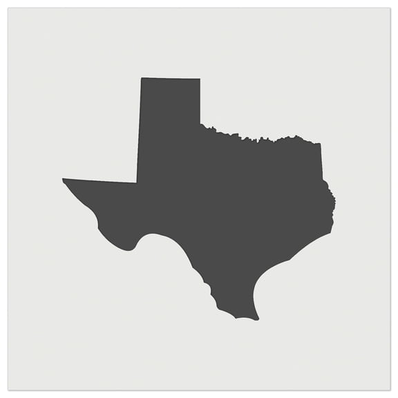 Texas State Silhouette DIY Cookie Wall Craft Stencil - 4.5 Inch