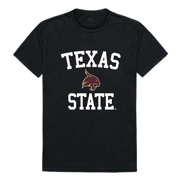 Texas State University Arch T-Shirt, Black & White - Extra Large