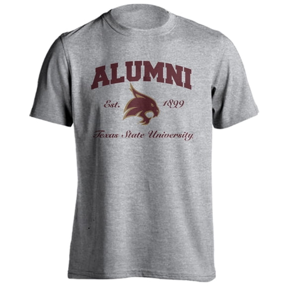 Texas State University Bobcats Alumni Proud Graduate Short Sleeve T-Shirt