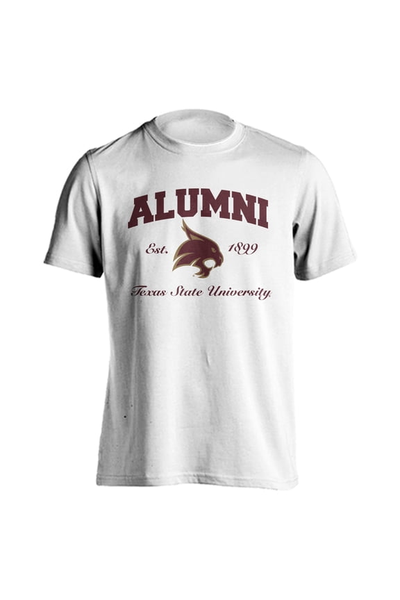 Texas State University Bobcats Alumni Proud Graduate Short Sleeve T-Shirt