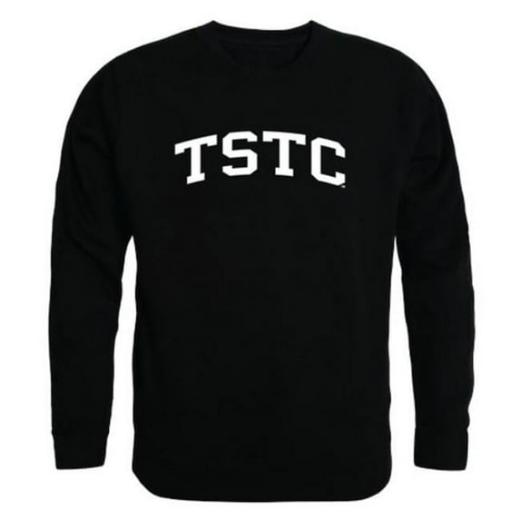 Texas State University Technical Campus Crewneck Sweatshirt, Black - Small