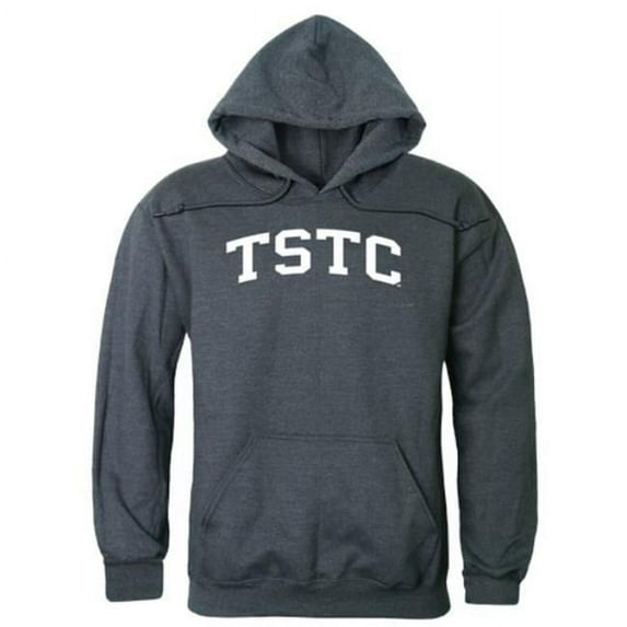Texas State University Technical Campus Hoodie, Heather Charcoal - 2XL