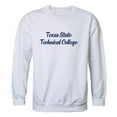 thumbnail image 1 of Texas State University Technical Script Crewneck Sweatshirt, White - Large, 1 of 1