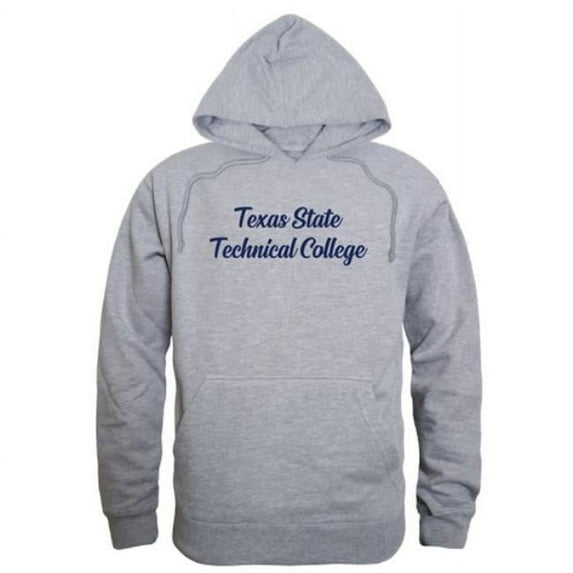 Texas State University Technical Script Hoodie, Heather Grey - Large
