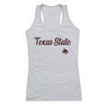 thumbnail image 1 of Texas State University Womens Script Tank Top, Heather Gray - Small, 1 of 1