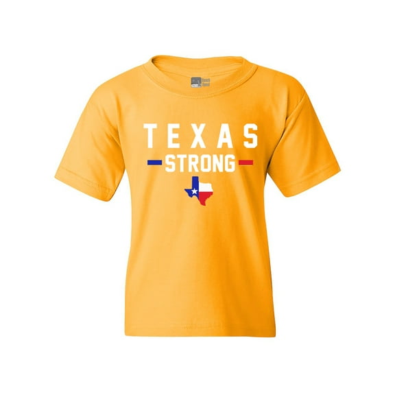 Texas Strong Map USA Survivor 2017 DT Youth Kids T-Shirt Tee