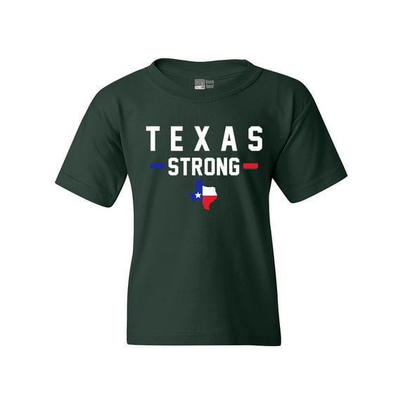Texas Strong Map USA Survivor 2017 DT Youth Kids T-Shirt Tee