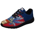 thumbnail image 1 of Texas Stte Bluebonnet Flower Shoes Sneakers Black Size 8.5, 1 of 7