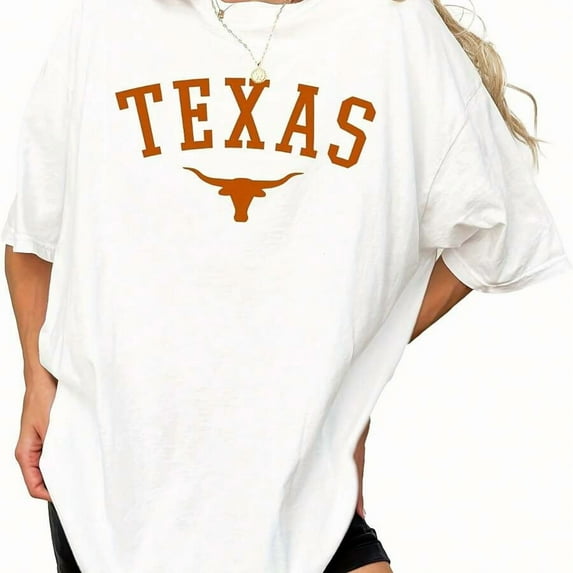 Texas T-Shirt For , Wo, Uni - State Pride Graphic Tee - Vintage Short Sve Crew Neck Top - 100% Cotton