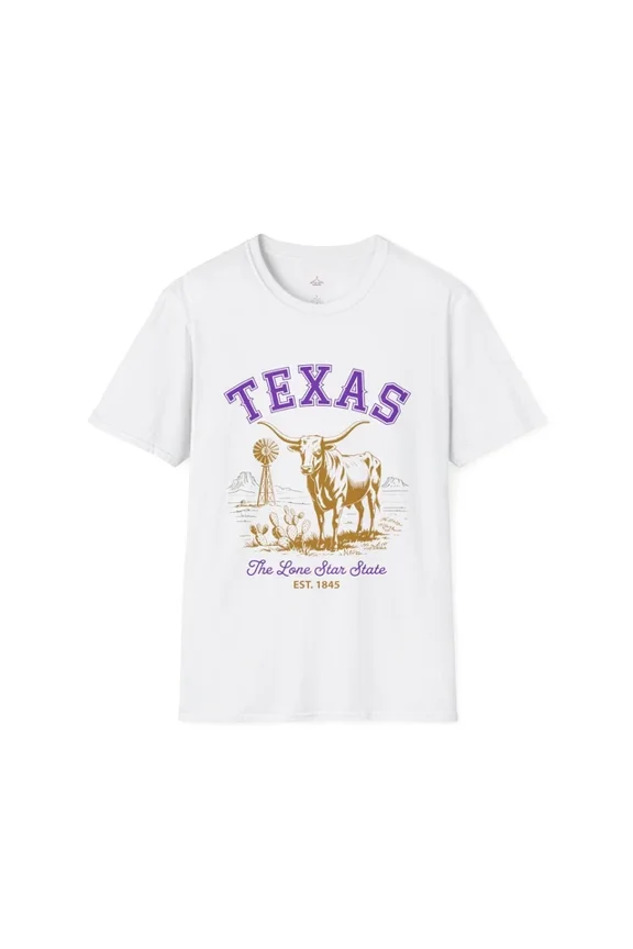 Texas T-Shirt, Softstyle Tee, Lone Star State Graphic Tee, Unisex T-Shirt