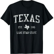 Texas T-Shirt Vintage Sports Design Texan Tee