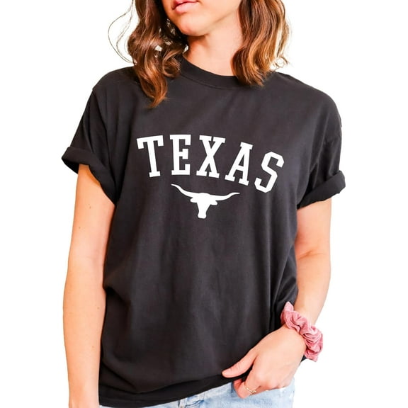 Texas T-Shirt for Men, Women, Unisex - Lone Star State Graphic Tee - Retro Looked Short Sleeve Crew Neck Top - 100% Cotton