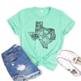 thumbnail image 1 of Texas T-shirt State Shirt Pride Tee Dallas Top Home Shirts Patriotic Gift Women's Country Tshirt, 1 of 3