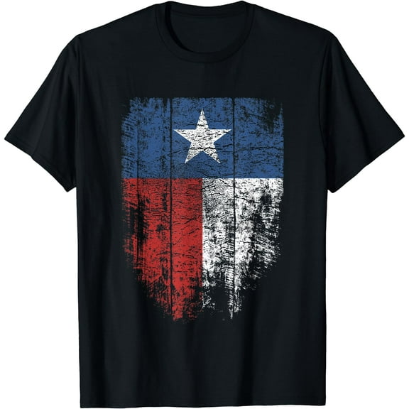 Texas T shirt Women Men Kids | Distressed Texas State Flag T-Shirt Black Medium