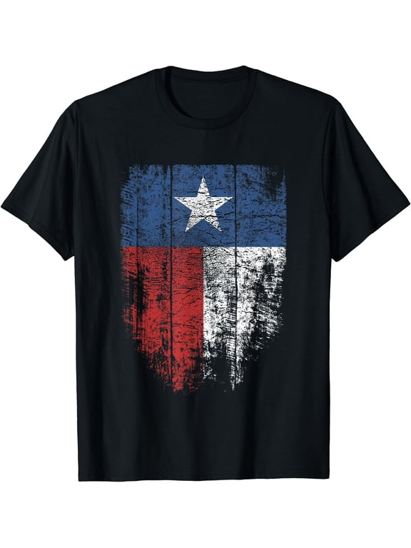 Texas T shirt Women Men Kids | Distressed Texas State Flag T-Shirt Black Small
