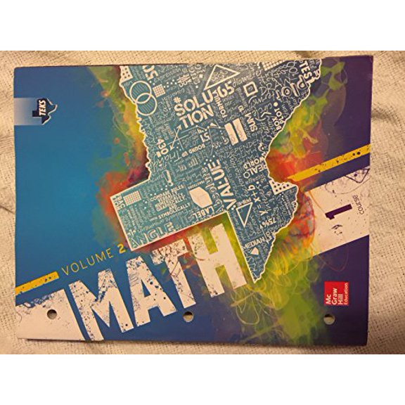 Pre-Owned Texas TEKS Math Course 1 Volume 2 (Paperback) 007665690X 9780076656905