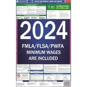 Texas (TX) 2024 State Labor Law Poster - State, Federal and OSHA Compliant Laminated Poster - Perfect for the Workplace Posting - Clear and Easy-to-Read Format - 20 Inch by 36 Inch - English