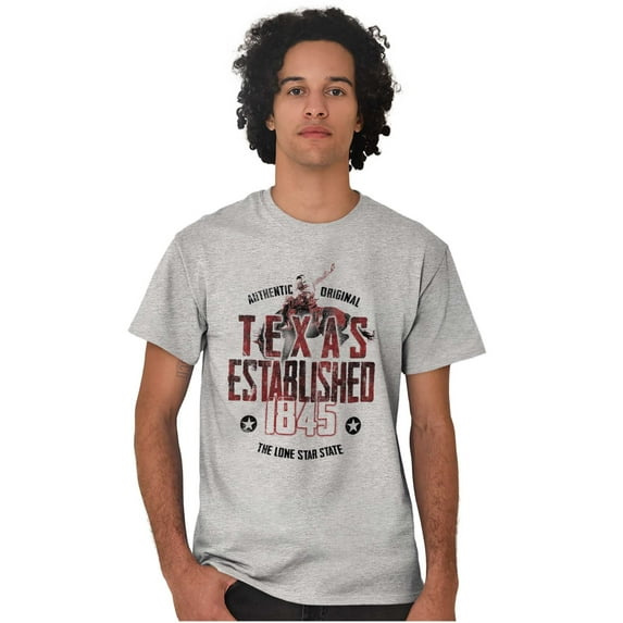 Texas TX Lone Star Rodeo Adventure Men's Graphic T Shirt Tees Brisco Brands M