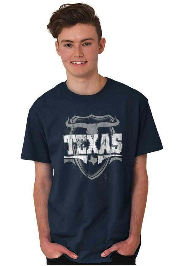 Texas TX Pride Gameday Spirit Cool Men's Graphic T Shirt Tees Brisco Brands X