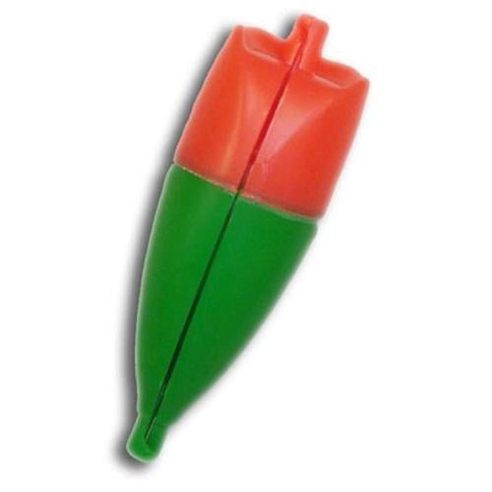 Texas Tackle 4.5" Weighted Rattling Float , Green & Red