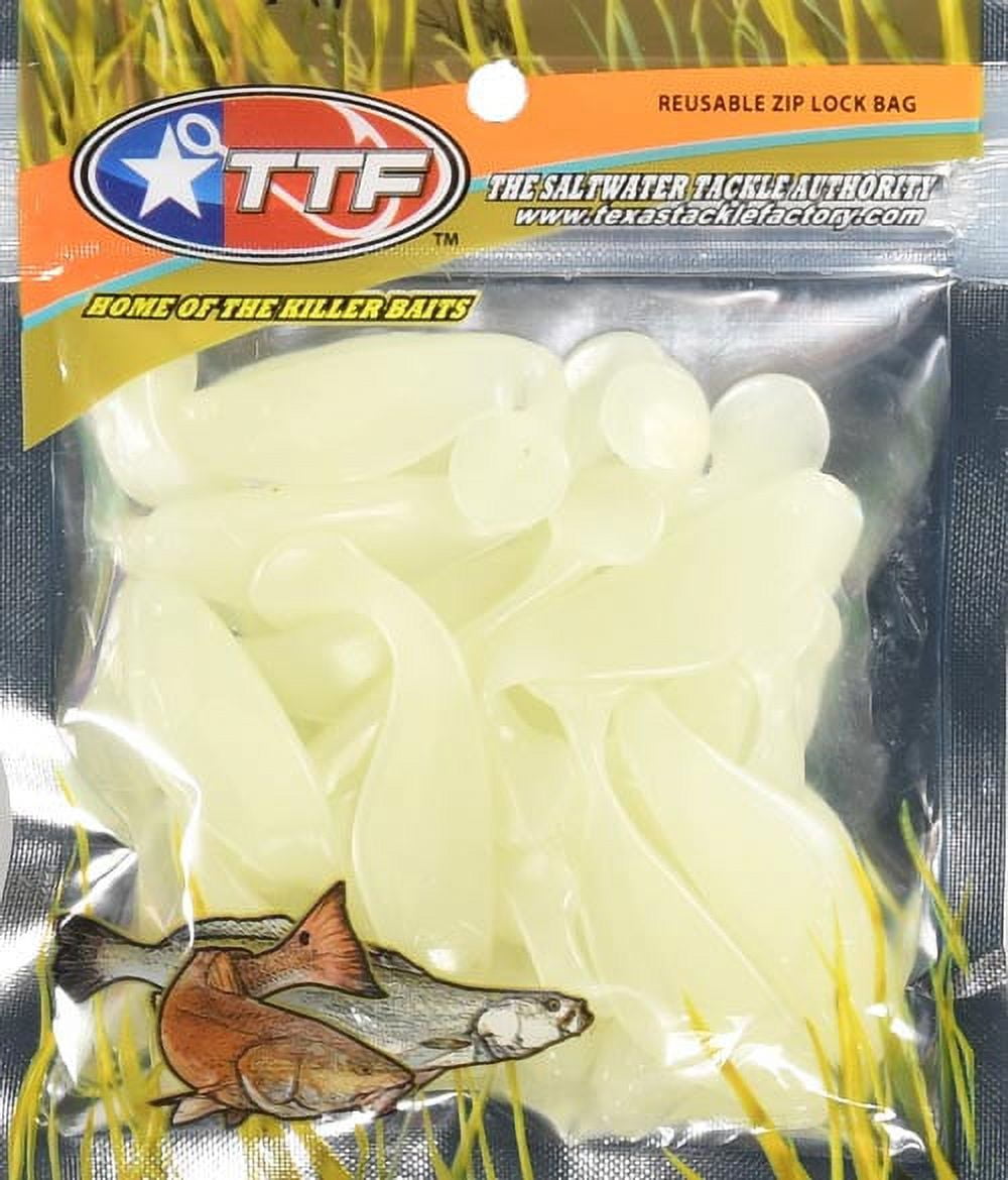 Texas Tackle Factory 2" Shad Killer Softbait, Glow