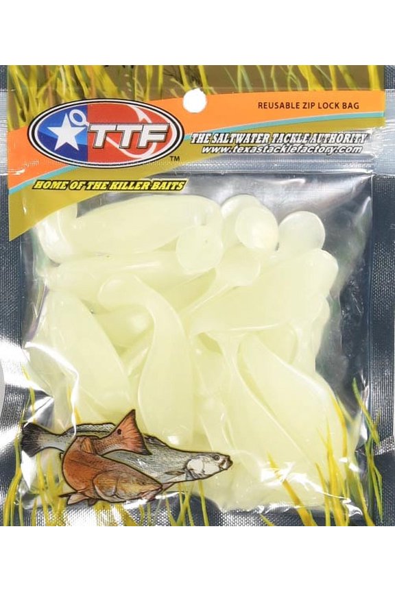2" Shad Killer Softbait, Glow