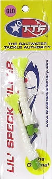 Texas Tackle Factory Speck Killer Softbait, Glow Charteuse