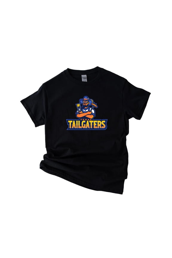 Texas Tailgaters BBQ Game Day Football Party Theme Graphic Unisex T-Shirt Y1864, Up to Size 5XL
