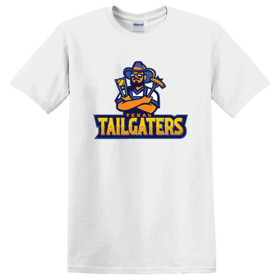 Texas Tailgaters With BBQ And Sports Theme T-Shirt