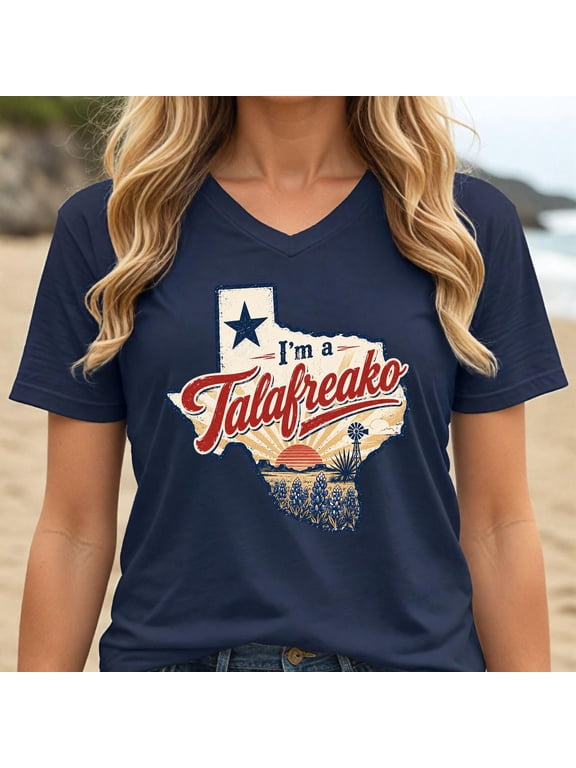 Texas Talafreako Map T-shirt Texas State Map Shirt Talafreako Graphic Tee Country Sunset Tee Western Landscape Top
