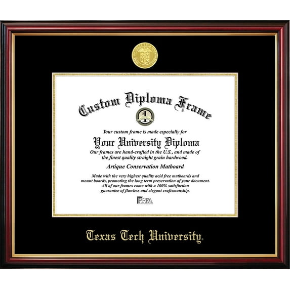Texas Tech Red Petite Diploma Frame