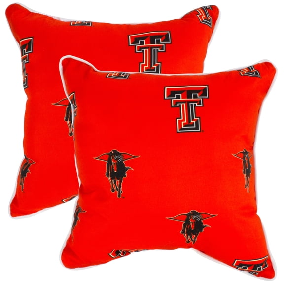 Texas Tech Red Raiders 16" x 16" Decorative Pillow Pair