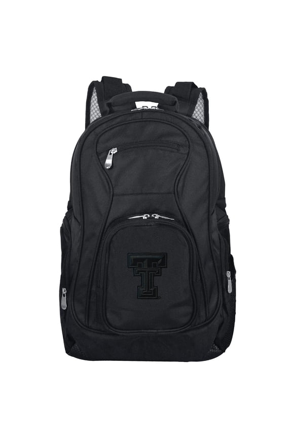 MOJO Black Texas Tech Red Raiders Premium Tonal Laptop Backpack