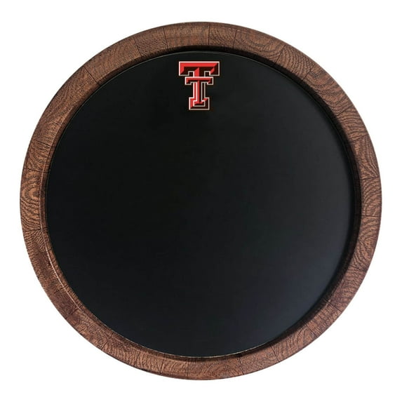 Texas Tech Red Raiders 20.25'' Round Chalkboard Faux Barrel Top Sign