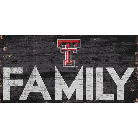 Texas Tech Red Raiders 6'' x 12'' Family Sign