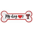 thumbnail image 1 of Texas Tech Red Raiders 6" x 12" Team Dog Bone Sign, 1 of 1