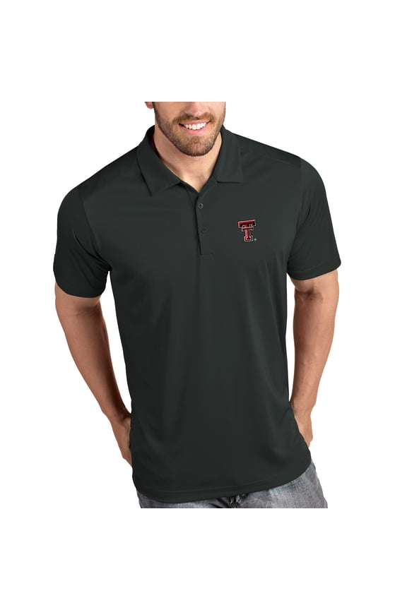 Texas Tech Red Raiders Antigua Tribute Polo - Charcoal