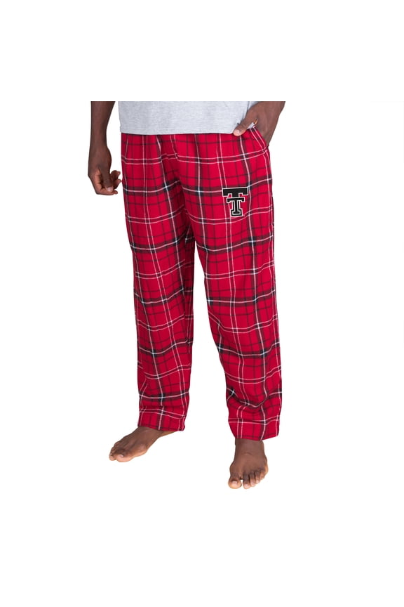 Men's Concepts Sport Red/Black Texas Tech Red Raiders Ultimate Flannel Pants