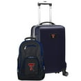 thumbnail image 1 of Texas Tech Red Raiders Deluxe 2-Piece Backpack and Carry-On Set - Navy, 1 of 1