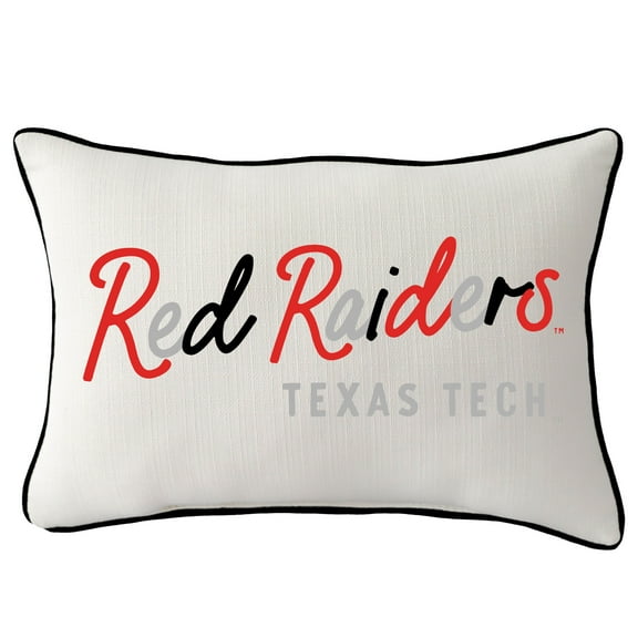 Texas Tech Red Raiders Heritage Rectangular Piped Pillow