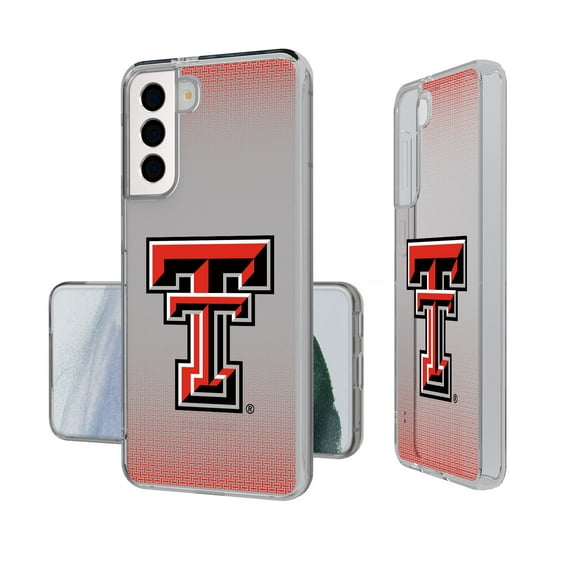 Texas Tech Red Raiders Linen Logo Galaxy Clear Case