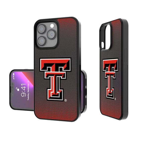 Texas Tech Red Raiders Linen Logo iPhone Bump Case