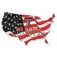 thumbnail image 1 of Texas Tech Red Raiders USA Flag Cutout Sign, 1 of 1