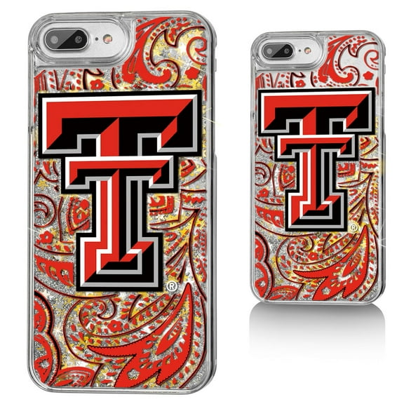 Texas Tech Red Raiders iPhone Glitter Paisley Design Case