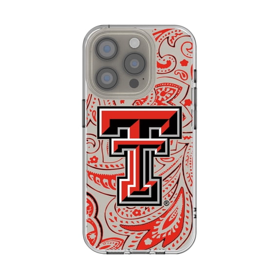 Texas Tech Red Raiders iPhone Paisley Design Clear Case