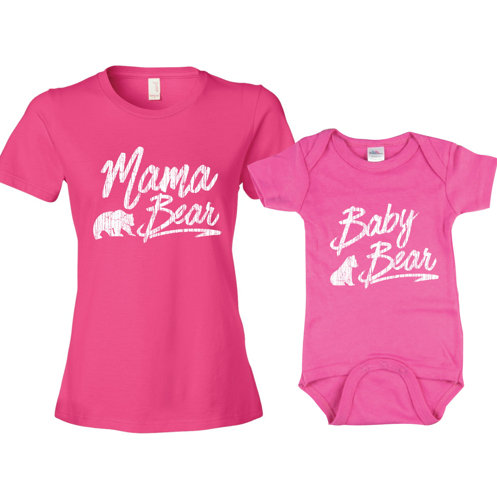 Texas Tees Brand: Girls Baby Bear Shirt Gift for Mama Mama Bear