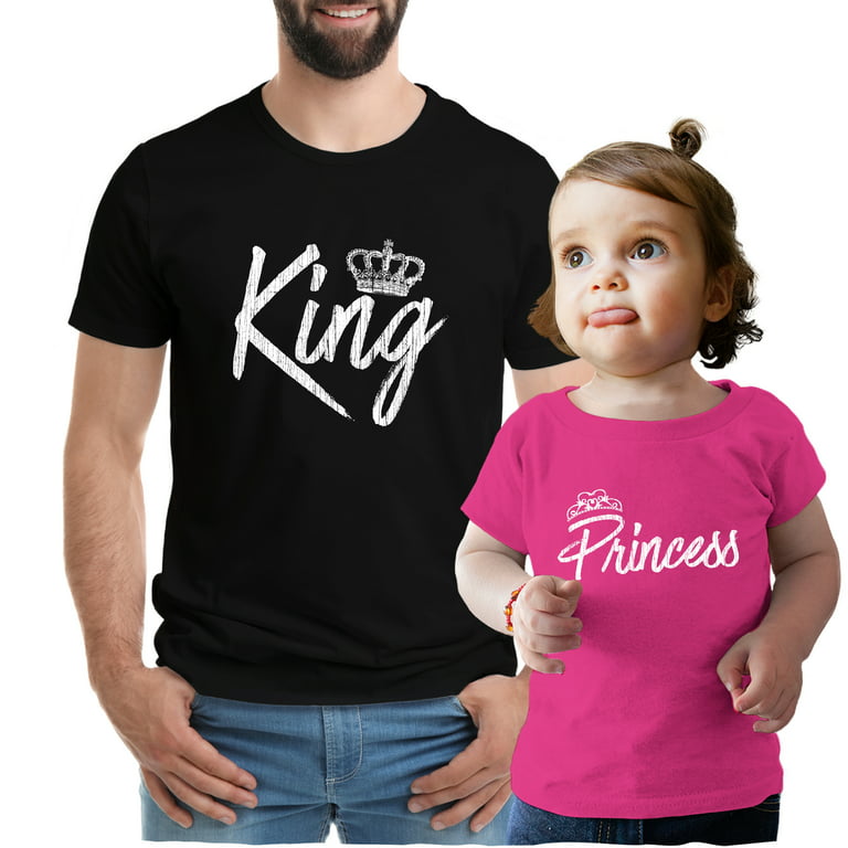 Texas Tees, Daddy of A Princess Shirt, Matching Father Daughter Shirts,  Princess & King