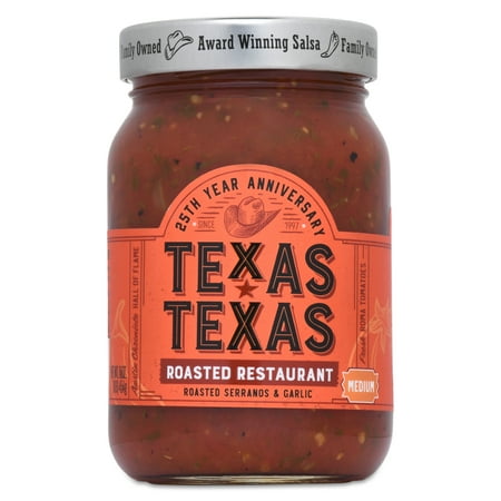 Texas Texas Roasted Restaurant Style Salsa, Medium