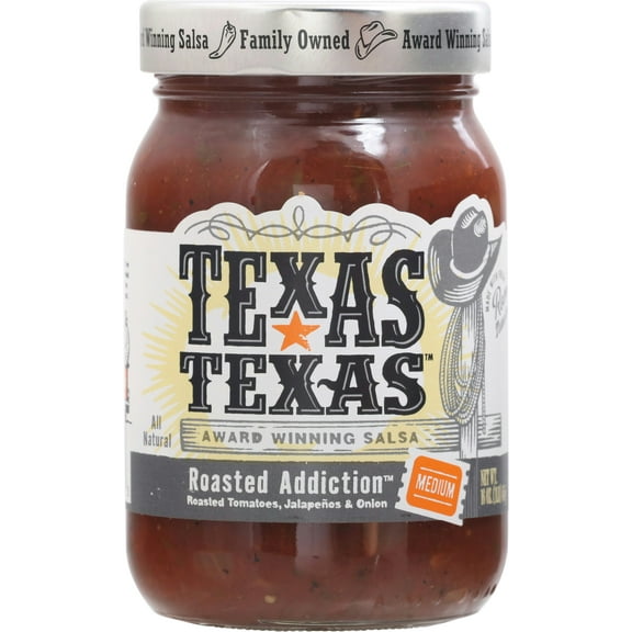 Texas Texas Salsa Roasted Addiction 16 oz (Pack Of 6)