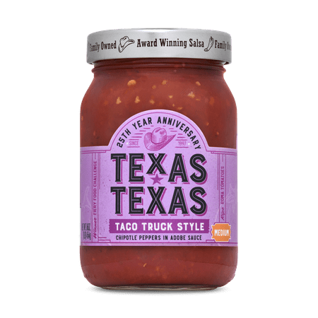 Texas Texas Taco Truck Style Salsa, Medium, 16 oz Jar